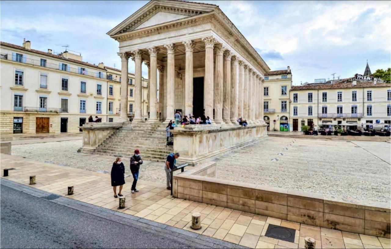 Appartement 3 Min A Pied Du Centre D'Uzes Parking Piscine Exteriér fotografie